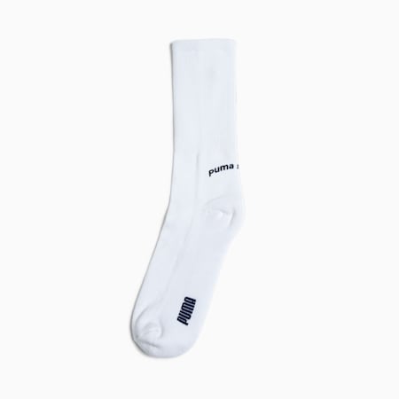 푸마 트렌드 크루 양말/PUMA CREW TREND SOCK, Puma White - Royal Sapphire, small-KOR