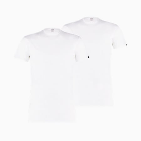 Lot de 2 t-shirts col rond basiques pour homme PUMA, white, small