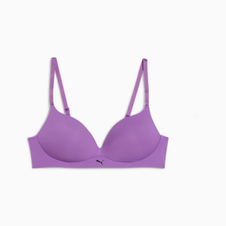 Brassière de fitness rembourré doux Femme PUMA, purple, small