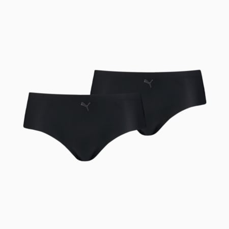 Hípster PUMA sin costuras para mujer, pack de 2, black, small