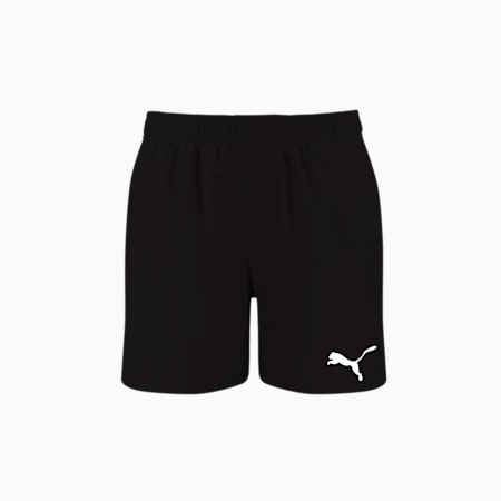 PUMA Swim Men's Mid Shorts, black, small-AUS