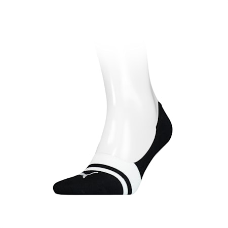 PUMA Heritage Footie Socks, black, small-SEA