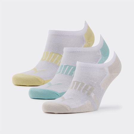 PUMA Unisex Sneaker Socks 3P, mid grey, small-SEA
