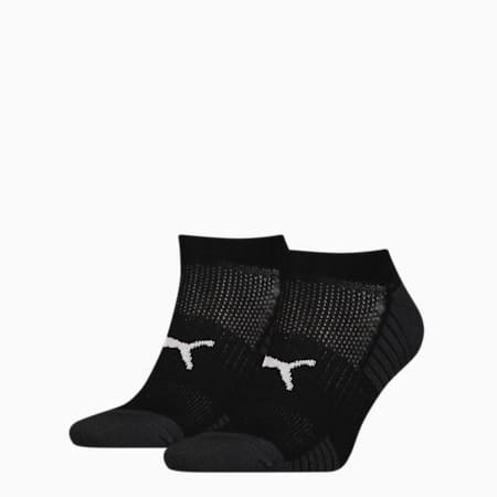 PUMA Sport Cushioned Sneaker Socks 2 pack, black, small-NZL