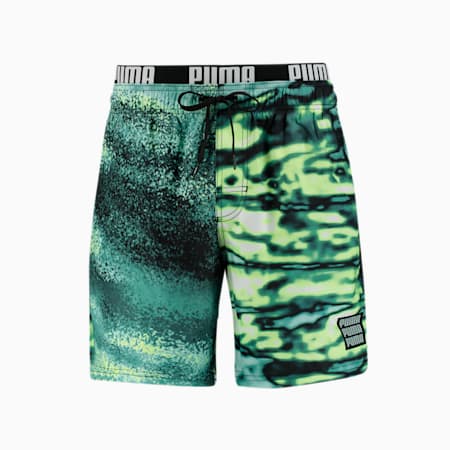 PUMA Swim Luminous Men's Mid-Length Shorts, sea green, small