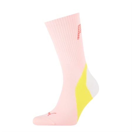 PUMA Unisex Crew Socks 1 pack, pink, small-THA