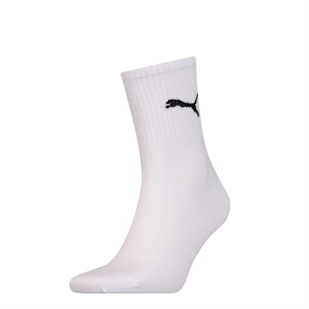 PUMA Unisex Short Sport Socks, white, small-SEA