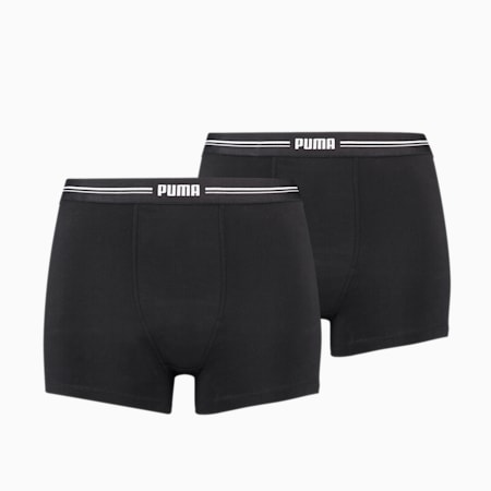 PUMA boxershorts voor dames, set van 2, black, small