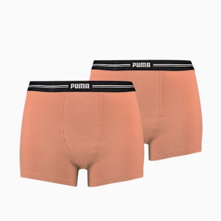 PUMA boxershorts voor dames, set van 2, caramel, small