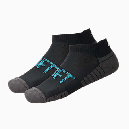 PUMA x BFT Sport Unisex Sneaker Socks, black, small-NZL