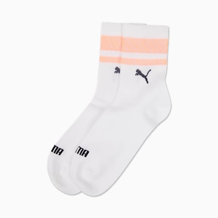 3 pares de calcetines cortos para mujer Puma 906978 16 Middle Grey  Melange/Pink 1