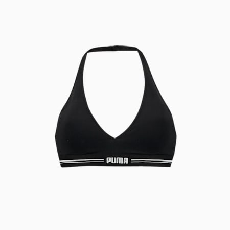 PUMA Women's Padded Halter Top 1 Pack, black, small