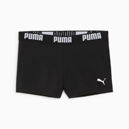 PUMA Boys' Swim Trunk, black, small