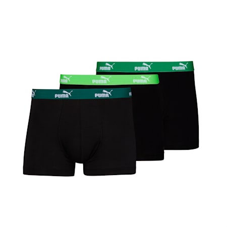 Men's Boxer Shorts 3 Pack, black / green, small-AUS