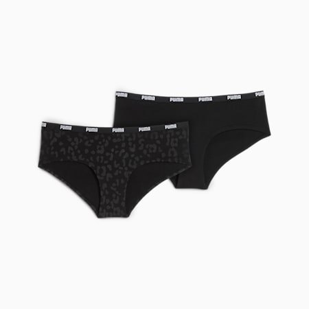 Culotte PUMA da donna in confezione doppia, black, small