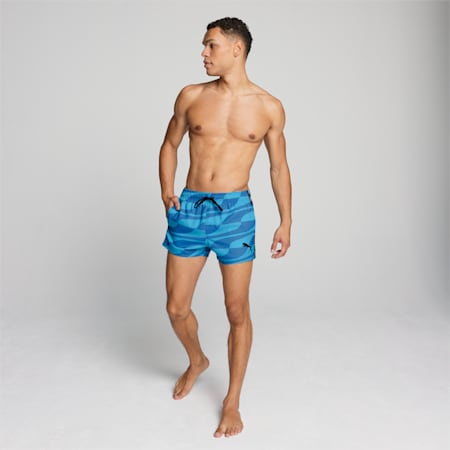 PUMA Men's Swim Shorts, bright blue, small