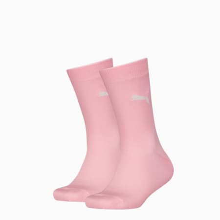 PUMA klassieke sokken voor kinderen, set van 2 paar, rose water, small
