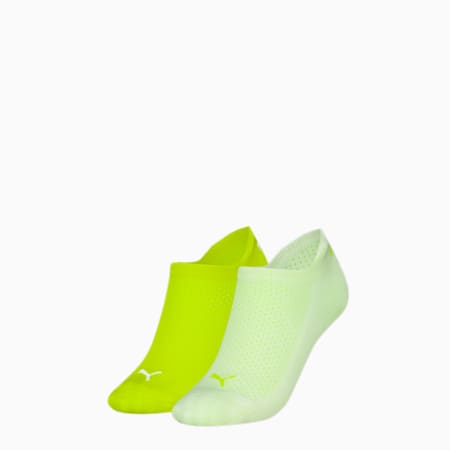 Lot de 2 paires de chaussettes PUMA Femme, lime, small