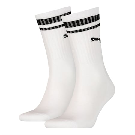 Crew Socks 2 Pack Unisex, white, small-PHL