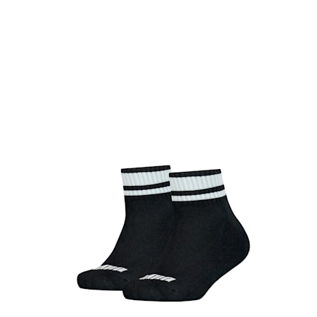 Quarter Socks 2 Pack Youth, black, small-SEA