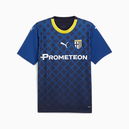 Koszulka piłkarska Parma Calcio 23/24 D-Stripes, Clyde Royal-PUMA Navy, small