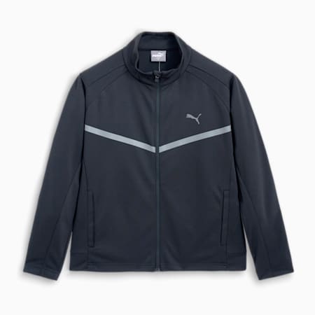 코어 니트 트랙 자켓<br>Core Knit Track Jacket, Puma Black, small-KOR