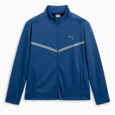 코어 니트 트랙 자켓<br>Core Knit Track Jacket, Puma Navy, small-KOR
