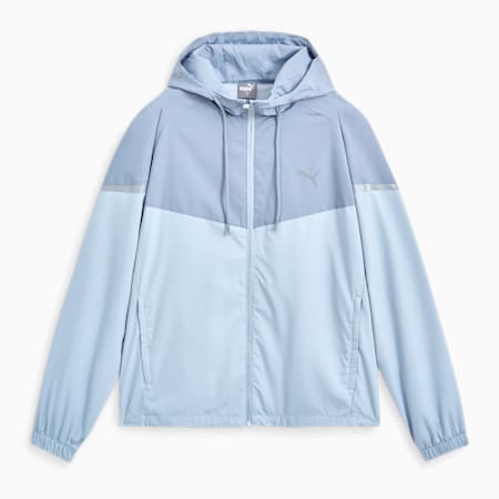 코어 윈드 브레이커 자켓<br>Core Woven Windbreaker, Feather Gray-Cool Mid Gray, small-KOR