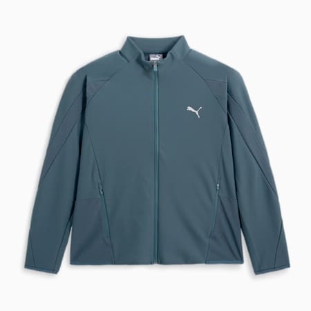 마하 트리코트 본딩 트랙 자켓<br>Mach Tricot BD Track Jacket, Cool Dark Gray, small-KOR