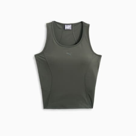 바이어스 컷 패디트 탱크탑<br>Bias Cut Padded Tank, Myrtle, small-KOR