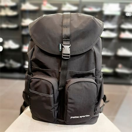 레트로 클래식 백팩<br>Retro Classic Backpack, Puma Black, small-KOR