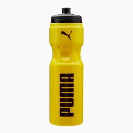 Vertical Water Bottle, PUMA Black-Cosmic Yellow, small-AUS