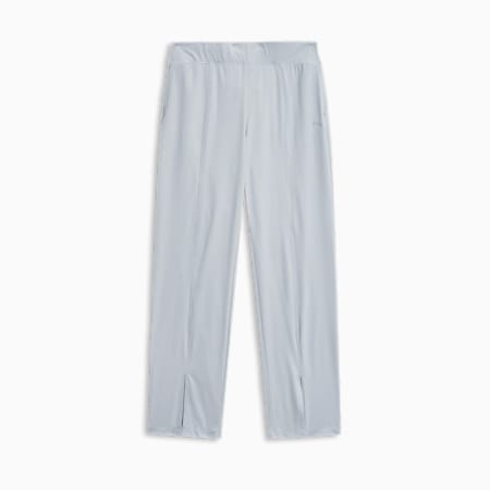 바이어스 컷 니트 팬츠<br>Bias Cut Knit Pants, Silver Mist, small-KOR