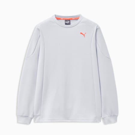 액티브 면 혼방 크루<br>Active Cotton Blend Crew, Silver Mist, small-KOR