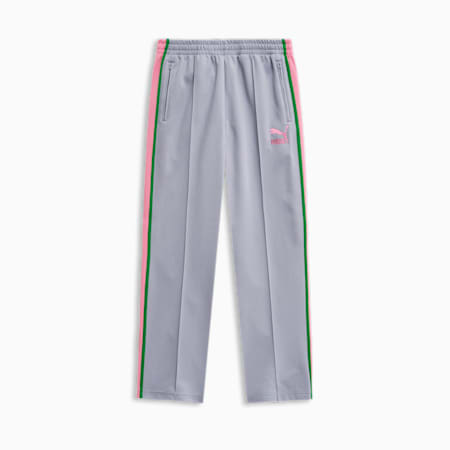 T7 테이핑 트랙 팬츠<br>T7 Taping Track Pants, Gray Fog-Pink Lilac-Archive Green, small-KOR