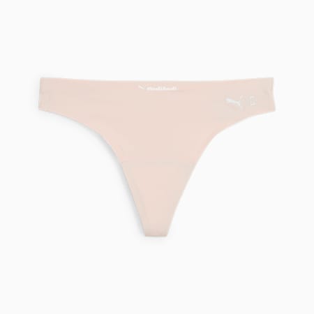 PUMA x Modibodi Seamfree Active Thong Light-Moderate, Mist Pink, small-AUS