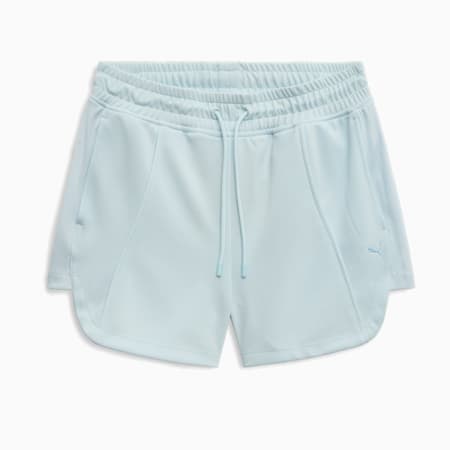 Bias Cut KNT 4" Shorts, Dew Drop, small-KOR