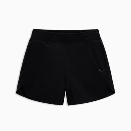 바이어스 컷 우븐 4" 반바지<br>Bias Cut WV 4" Shorts, Puma Black, small-KOR