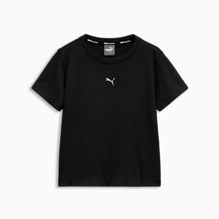 Bias Cut RIB KNT SS Tee, Puma Black, small-KOR