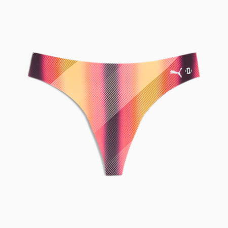 PUMA x Modibodi Seamfree Active Light-Moderate Thong, Sunset Glow Yellow, small