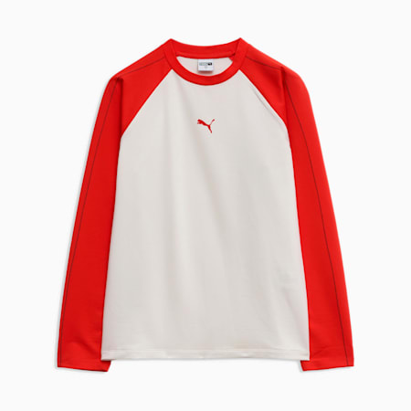 유니 T7 2K 긴팔 티<br>U T7 2K KNT LS TEE, For All Time Red, small-KOR