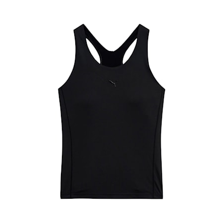 여성 피어스 X 니트 패디드 탱크<br>W FIERCE X KNT PD TANK, Puma Black, small-KOR