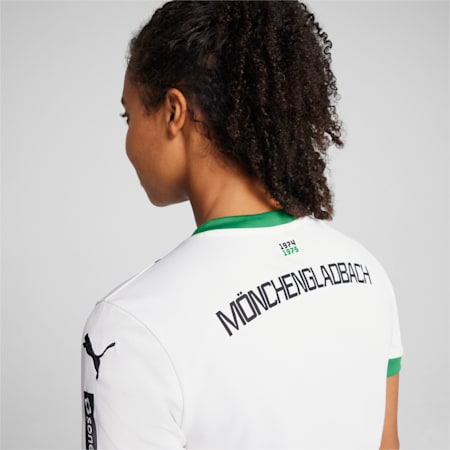 Borussia Mönchengladbach 24/25 Home Jersey Women, PUMA White-Archive Green, small