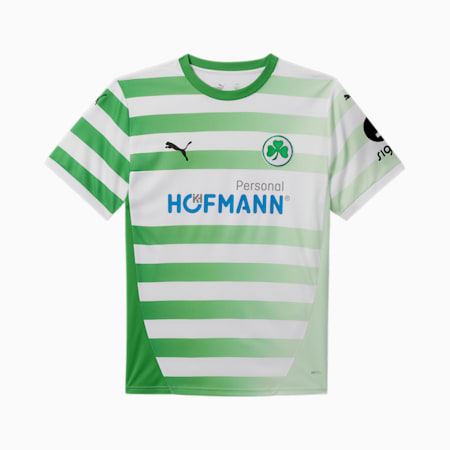 Greuther Fürth 24/25 Home Jersey Youth, PUMA White-Fast Green-Fresh Mint, small