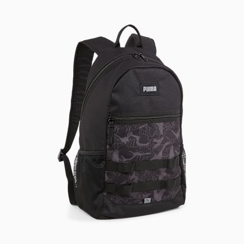 Puma black and white backpack best sale