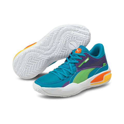 puma court rider orange