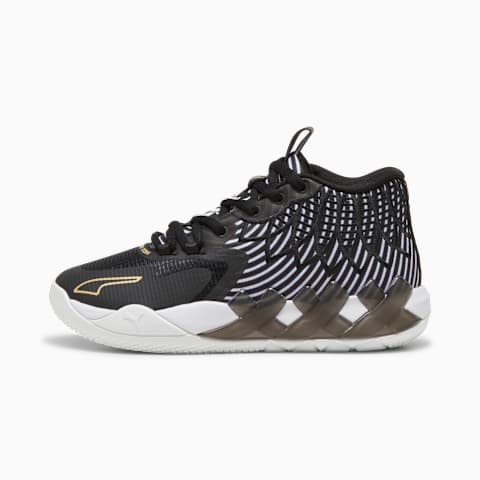 Puma basketball shoes white and black sale