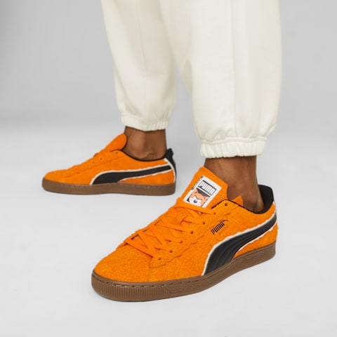 Puma black orange top pop