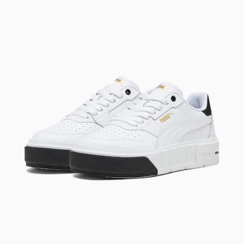 PUMA Cali Court Youth Leather Sneakers Age 8 16 Years PUMA