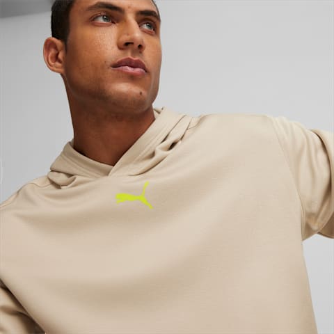Puma furry slides hoodie top